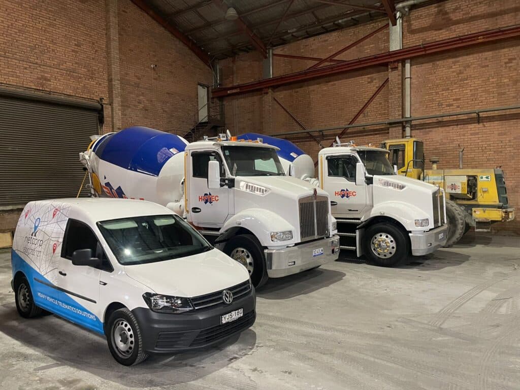 GPS Tracking for Concrete & Aggregate Fleets